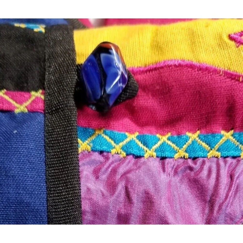 Women's Vintage Blazer Jacket Indigo Moon Arsty Funky Bohemian RARE Size Large